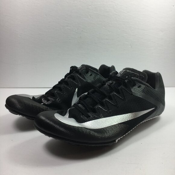 Nike Zoom Rival S 9 Track & Field Sprint Spikes Black/White Mens Size 9.5